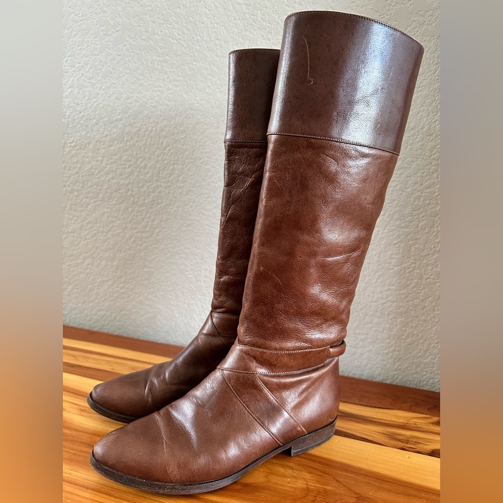 Vintage Hana Mackler cross boots. Stylish, sweet details- everyday beautiful